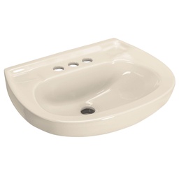[49356] Lavabo ceramico con rebosadero, marfil, Foset
