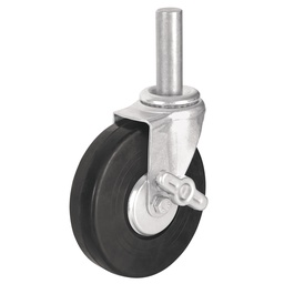 [48623] Rodaja hule 6' con espiga solida y freno, carga 125 kg