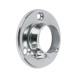 [48975] Brida cromada para tubo redondo de closet, Hermex