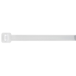 [48981] Bolsa c/10 cinchos plasticos 120 lb, 200 x 7.5 mm, naturales