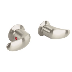 [49628] Juego de manerales de palanca para regadera, satin, Aqua