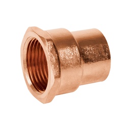 [49657] Conector de cobre, rosca interior 3/4', Foset