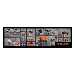 [60145] Cubremostrador de vinil 200 x 60 cm, Truper