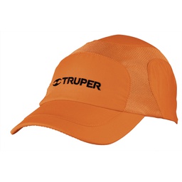 [60438] Gorra color naranja, 100% poliester, Truper