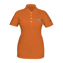 [60471] Playera polo para mujer, naranja, CH, Truper