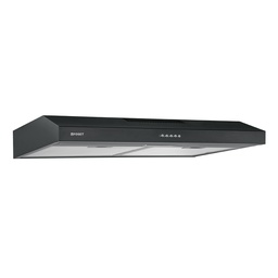 [45440] Campana extractora 75 cm, empotrable, negra, Foset