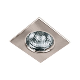[45568] Luminario cuadrado satin spot fijo, lampara no incluida