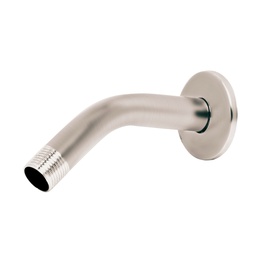 [45587] Brazo y chapeton de repuesto para regadera, laton, satinado