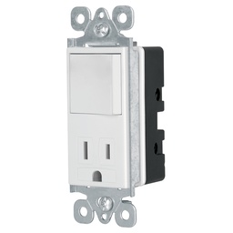 [46008] Interruptor-contacto, 2 polos + tierra, Classic, Volteck