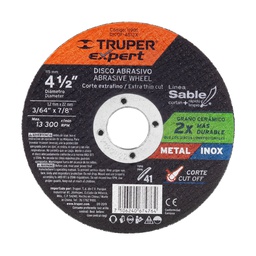 [11901] Disco Tipo 41 de 4-1/2' x 1.2 mm corte fino de metal, Expert