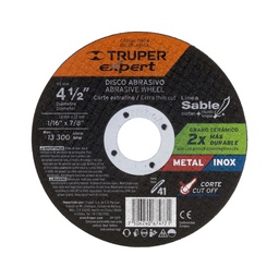 [11974] Disco Tipo 41 de 4-1/2' x 1.6 mm corte fino de metal, Expert