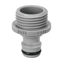 [12726] Conector 3/4' rapido macho de ABS, sistema click, Truper