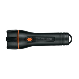 [13019] Linterna plastica 1 LED 180 lm con 2 pilas D, Truper