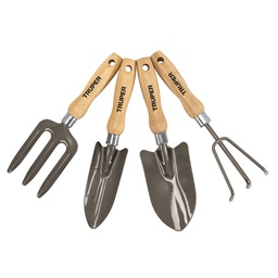 [15030] Juego de 4 herramientas, mangos de 6' para jardin, Truper