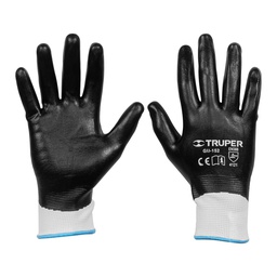 [18026] Guantes de poliester con recubrimiento de nitrilo, M, Truper