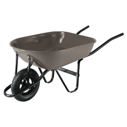 [20646] Carretilla 5.5 ft3 gris Neumatica, bastidor tubular,Pretul