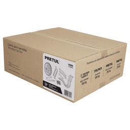 [22650] Caja c/llanta neumatica y acc. y p/carretilla roja Pretul