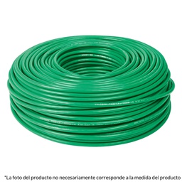 [40219] Rollo de 100 metros de cable THW CCA 14 AWG verde, Basic
