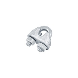 [44082] Blister c/2 nudos (perros) de hierro p/cable de 1/8', Fiero