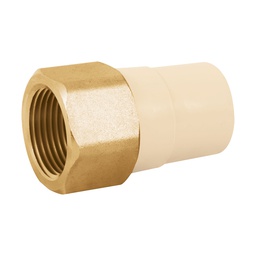 [45109] Adaptador hembra de CPVC 1' con inserto metalico, Foset