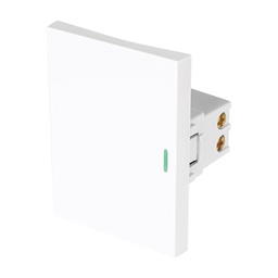 [47945] Interruptor de 3 vias blanco de 3 modulos, linea Lisboa