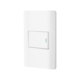 [47958] Placa armada blanca 1 interruptor 1.5 modulos, Lisboa