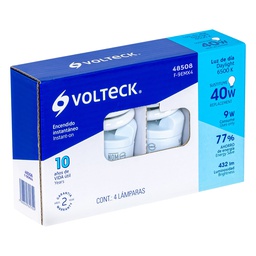 [48508] Pack de 4 lamparas espiral mini T2 9 W luz de dia, en caja