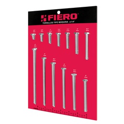 [55896] Exhibidor Fiero con tornillos tipo maquina, 1/4'