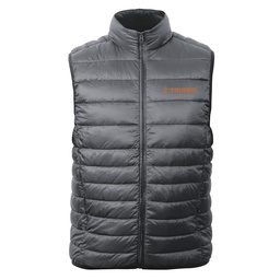 [69997] Chaleco de plumas para hombre, gris, M, Truper