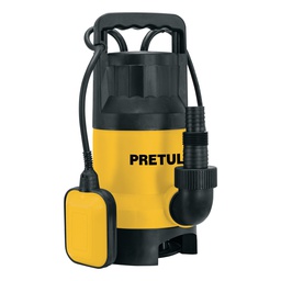 [27199] Bomba sumergible plastica, 1-1/2 HP para agua sucia, Pretul