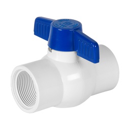 [49153] Valvula esfera de PVC 1-1/4' roscable, Foset