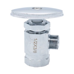 [VCA10] Valvula de Control Angular 1/2" X 3/8" 100% Laton Plomacy (En Cajita) (VCA10)