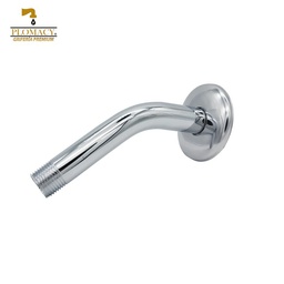 [BRF45] Brazo Para Regadera Metalico 45° X 1/2" x 15cm. Plomacy (BRF45)