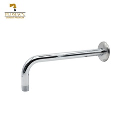 [BRF90] Brazo Para Regadera Metalico 1/2" x 90° x 25 cm Plomacy (BRF90)