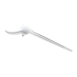 [9565] Palanca Para Sanitario Janett Blanca INCLINADA 30° en Bolsita  (9565)