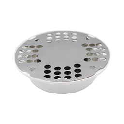 [9687] Coladera Redonda Para Tubo PVC Rejilla Inoxidable #4 (9687)