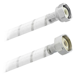 [3854] FamaFlex Poli-Acetal Para Sanitario 1/2" FIP x 7/8" FIP x 40cm.-16"  (3854)