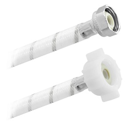 [3835] FamaFlex Poli-Acetal Para Sanitario 1/2" FIP x 7/8" AM x 35cm.-14"  (3835)