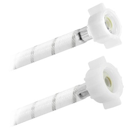 [3863] FamaFlex Poli-Acetal Para Sanitario 1/2&quot; AM x 7/8&quot; AM x 22cm.- 9&quot; (3863)