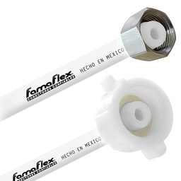 [2040] FamaFlex PoliMax Para Sanitario 3/8" COMP. x 7/8" AM x 45cm.-18"  (2040)