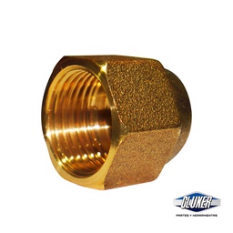 [CXTFF5-8] 1 Tuerca Flare De Bronce 5/8 Pulgada, Forjada Cluxer