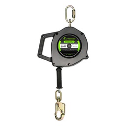 [SS-SRLIC50FT] Retractil de cable galvanizado 3/16&quot; 50ft Carcasa de Plastico  ANSI Z359.12-09