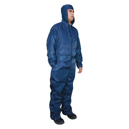 [ECO-6000AZGD] OVEROL ECOFRIENDLY ANTIESTATICO AZUL MARINO, T-GD.