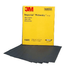 [60455067706 ó 60070004753] Lija 3M Imper.9x11”#1500 02032