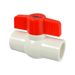 [100PS 19] 19MM.VALVULA D/ESFERA CEMENTAR PVC
