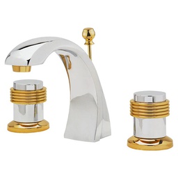 [19LA] MEZCLADORA 8 A 12&quot; ORO Y CROMO M/ANILLO
