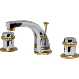 [19R] MEZCLADORA 8" A 12" LATON-CROMO M/REDONDO