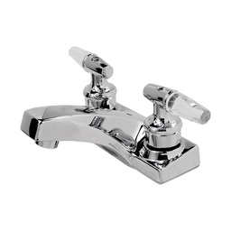 [20P] MEZCLADORA LAV.4" M/PIRULI TRANSPARENTE