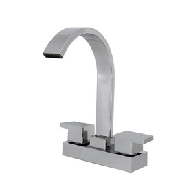 [24ML] MEZCLADORA MIN.4&quot; PICO T/BAR ABAT.C/CERAM.90ﾰ A/CROM. M/CUADRO