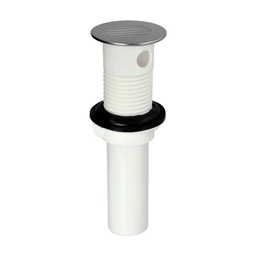 [30PA] CONTRA DE PLASTICO P/LAVABO CON REJILLA ACERO INOX.